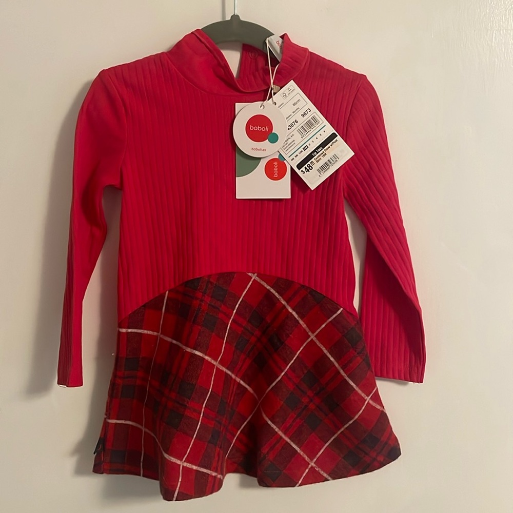Boboli Baby Girl Holiday Dress 18mo